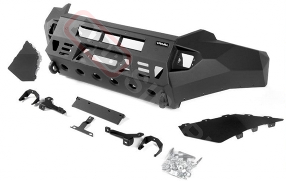 Бампер передний RIVAL AL для TOYOTA LAND CRUISER 150 (2017-) (BLACK) (NO LED) + FITTINGS
